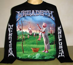 Megadeth Youthanasia Long Sleeve T-Shirt Size S M L XL 2XL 3XL Metal Band New!
