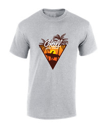 CHILL YOUR MIND MENS T SHIRT COOL SUMMER BEACH CASUAL FASHION DESIGN NEW TOP