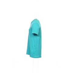 Cohesive & Co. Mens V-Neck T-Shirt S Aqua Heather Cotton Blend Short Sleeve Tee