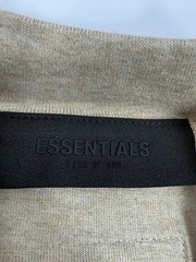 Fear Of God Essentials Mens T-Shirt V-Neck Sz Medium Oversize Gold Heather Tee