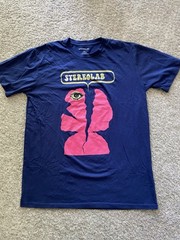Stereolab Split Head T-Shirt Rare Indie Band Merch Avant Pop Band Tee L Official