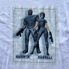 VTG Video Game Shirt Gunner Russell CGI Indie Games Y2K 2000s Men’s Large