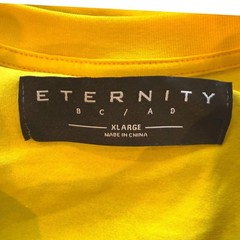 Eternity BC AD Mens XL T-Shirt Yellow Black Ombre Iridescent Bear Graphic Tee