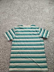 Felix The Cat T Shirt Mens Medium Green Striped Short Sleeve Cotton Graphic