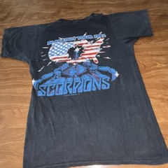 Screen Stars Vintage 80s Scorpions Black Out Tour T-Shirt