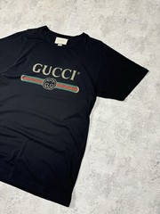 Gucci Belt Logo T-Shirt Big Logo Size S