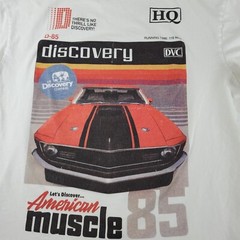 The Discovery Channel X H&M Shirt Mens Extra Large White Crew Neck Short Sleeve