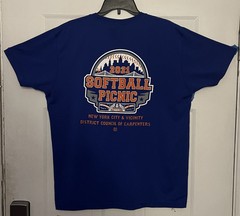 Bayside Local 212 NYC Carpenters Union 2021 Softball Picnic T-Shirt Size Large