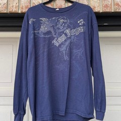 NAVY DELTA PRO WEIGHT “LAS VEGAS” Y2K LONG SLEEVE
