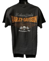 Harley Davidson Men’s Oak Leaf Short Sleeve T-Shirt Black 3002837-BLCK