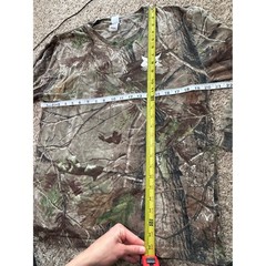 Vintage Y2K Mens Realtree Camo Long Sleeve T-Shirt Bobcat Graphic Large Cotton