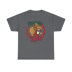 Funny Beaver Taco Unisex Tee, Rude Offensive Sexual Innuendo Shirt, Gildan