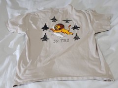 422 TES TEST EVALUATION SQUADRON NON-EXPORTABLE TACTICS USAF AIR FORCE T SHIRT L