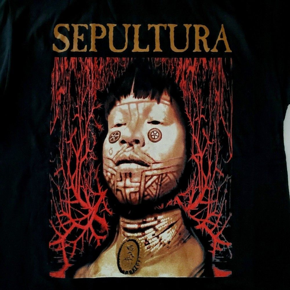 FREE SAME DAY SHIPPING NEW Classic SEPULTURA Roots Bloody Roots Shirt LARGE