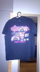 Hello Kitty Tokyo Speed by Sanrio Hybrid Apparel Black T-Shirt Used Size L