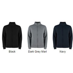 Personalised Custom KustomKit Regular Fit Zipped Sweatshirt Double Layered KK334