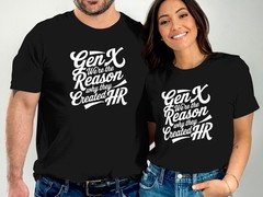 Gen X HR T-Shirt – Funny Human Resources Tee for Gen X Professionals & Managers