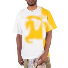 Burberry Ekd Two-Tone Crew Neck Cotton T-Shirt, Size Small