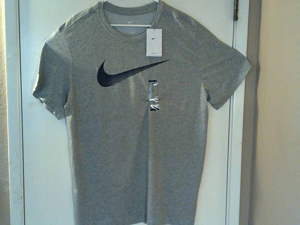 NEW NIKE Dri-FIT SPORTSWEAR “Jagged Edge Tee” MEN’S GREY T-SHIRT XL CZ9724-063