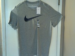 NEW NIKE Dri-FIT SPORTSWEAR “Jagged Edge Tee” MEN’S GREY T-SHIRT XL CZ9724-063