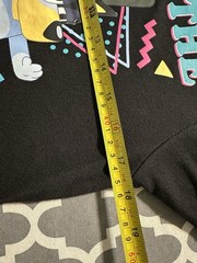 Bluey This Was The 80’s Man Black Graphic T-Shirt Size Small Disney Bingo