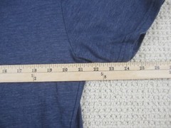 Murano Shirt Mens Extra Large Blue Casual Crew Neck Cotton Slim Fit SHort Sleeve