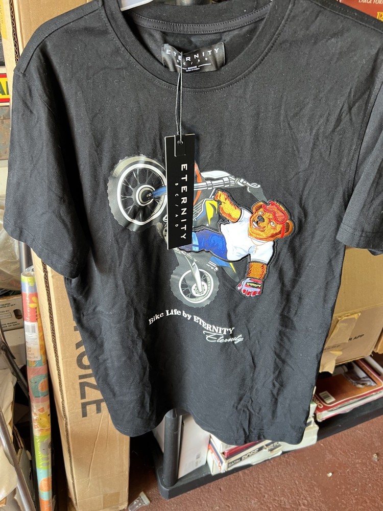 ETERNITY BC/AD Men`s T-shirt Size Medium 100%AUTHENTIC Bike life