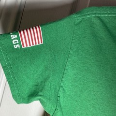 Six Flags Men’s Graphic T-shirt Team THE Joker Green Short Sleeve Medium