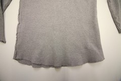 Needles Japan Raglan Thermal Waffle Knit Long Sleeve Small 34″ Chest Grey