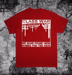 Class War shirt Political Punk Nausea Anarchy Human Liberation Rights Crass Doom
