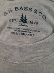 New Men’s 2XLT G.H. Bass & Co. The Eazy Does It Wilderness Lodge and Bar T-Shirt