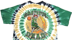 Grateful Dead Dunker Front/Back Graphic Multicolor Tie Dye T-Shirt Size XL New