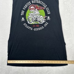 The Vortex Motorcycle Club Cutoff Muscle Tank Top T-Shirt Atlanta Georgia Sz XL
