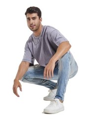 3 Pcs Men’s Oversized Heavy Cotton Summer T-Shirts Large Black + Gray + Coffee