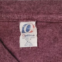 Optima Mens Burgandy Dinky creek Short Sleeve T-Shirt Size XL