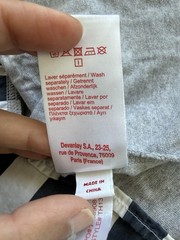 Lacoste L!VE Men’s Layered T Shirt Grey Marl Striped Hem Cotton Size 2 Small S