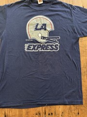 Vintage Lot Of 4 80s USFL Tshirts LA Express Houston Gamblers TB Bandits Logo 7