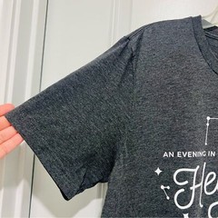 “Heart of Texas” Men’s Short Sleeve Tee on a Bella Canvas Label Charcoal Gray L