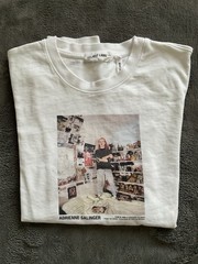 Helmut Lang The Artist Series Adrienne Salinger Mens S White Long Sleeve Tee