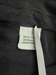 Deyeck black XL long sleeve crewneck snap entry shoulder/sleeve SURGICAL (1)