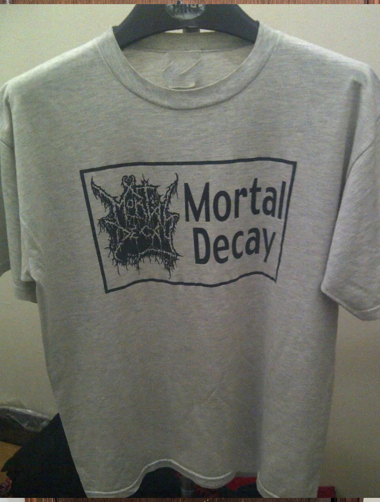 Logo Graphic Mortal Decay Band Gray Shirt Unisex S-5XL TR947
