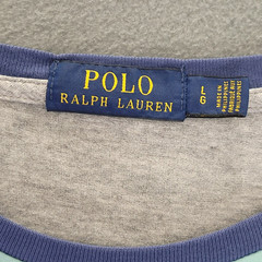 Polo Ralph Lauren T-Shirt Lot of 2 Waldo Stripe Pastel Block -Flaw – Men’s L