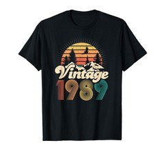 30th Birthday Gifts – Vintage 1989 T-Shirt Hiking Women Men T-Shirt
