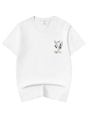 Niepce Men’s Crane and Waves Graphic Tee Japanese Streetwear T-Shirt