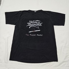Size LARGE Men’s King Diamond The Puppet Master Graphic T-Shirt Black Band Tee