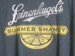Pre-owned Mens Distressed Look Leinenkugel’s Summer Shandy Tshirt-Sz M-Brewery