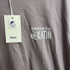 Kanvas By Katin large Men T-shirt Logo 100% Organic Cotton Lavender