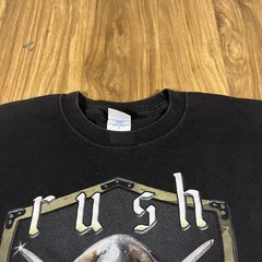 Y2K Rush Tour Shirt Mens Large Black Snakes & Arrows Skull Rock Graphic Tee 2008