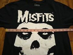 NWOT Misfits Rock Band Classic Skull Logo Men’s Black T-Shirt Small