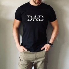 Personalized Dad Shirt with Kids Names Fathers Day Gift New Dad T-Shirt
